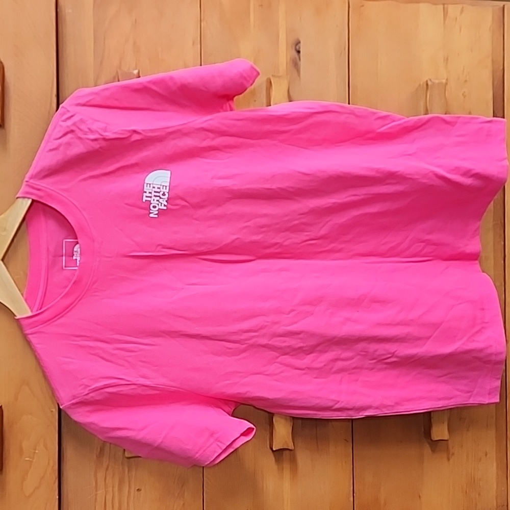 The North Face: Women's Short Sleeve Box NSE T-Shirt, Pink Glo, Medium - Picture 3 of 10